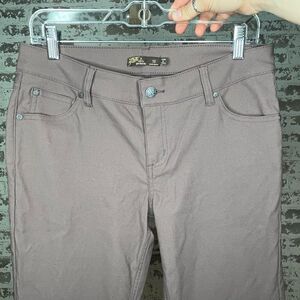 Prana | women purple skinny leg pants short inseam